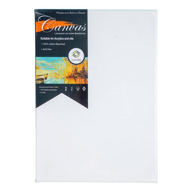 Conda - Canvas conda 21x29.7cm gebleekt katoen | 10 stuks