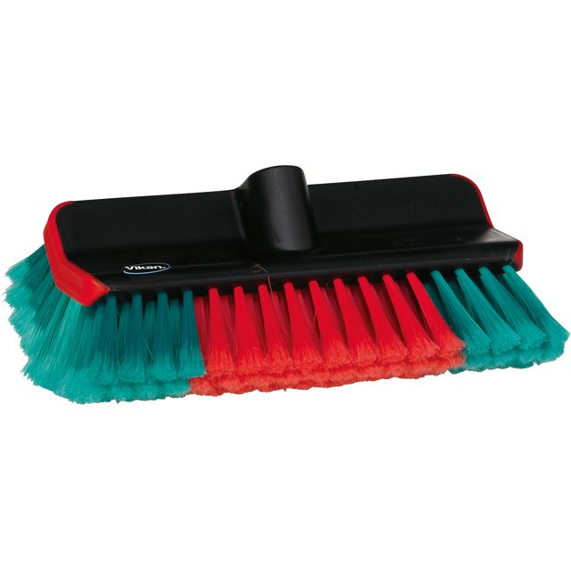 Vikan -  Wasborstel hoek met waterdoorvoer 28cm