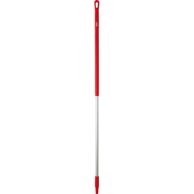 Vikan - Acciaio ergonomico 150 cm 31 mm alluminio rosso