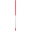 Vikan -  Steel ergonomic 150cm 31mm rood aluminium