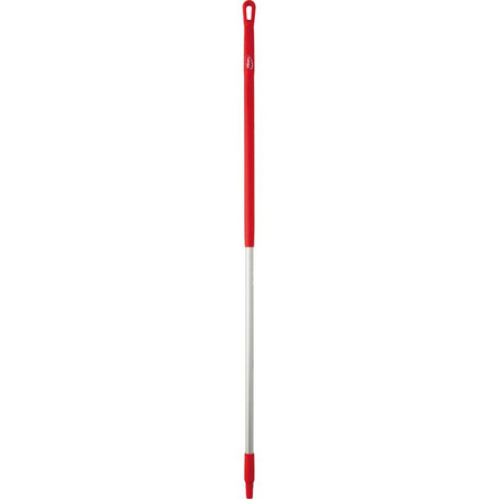 Vikan - Acier ergonomique 150cm 31mm aluminium rouge