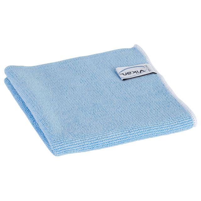 Vikan - Tissu microfibre Original 32x32cm bleu | Boîte extérieure un 5 pièces