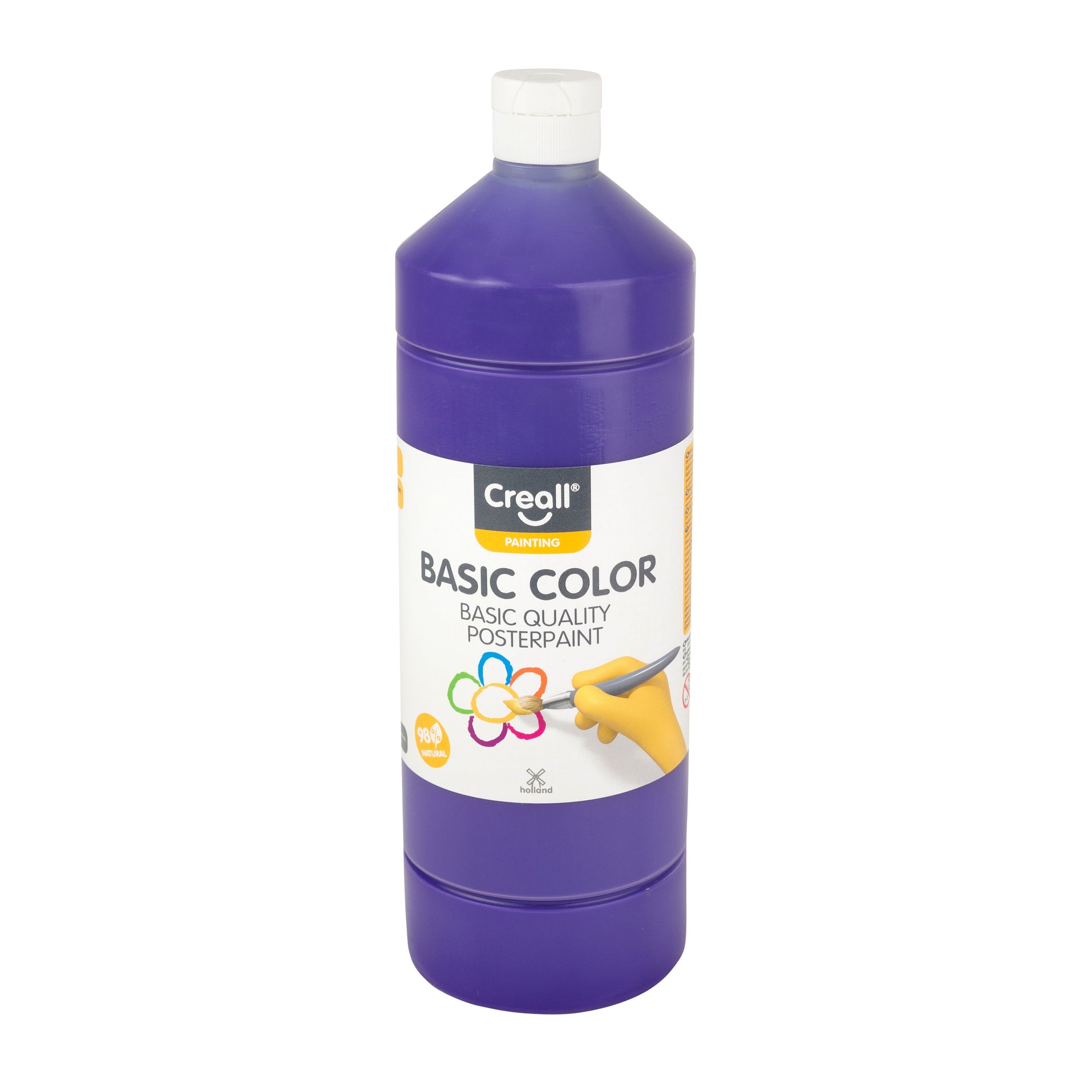Creall - Vernice per poster basic viola 1000ml | 6 pezzi