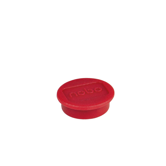 NOBO - MAGNET NOBO 13 mm 100gr rouge | Blister un 10 morceau