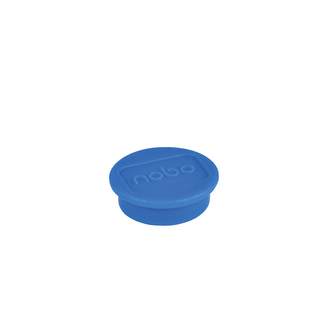Nobo - Aimant 13mm bleu 10 pièces
