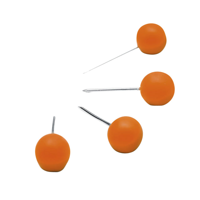 Nobo - Pushpins orange 100 pieces