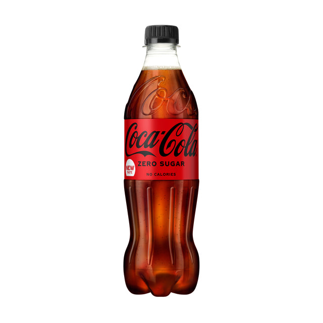 Coca Cola - Erfrischungsgetränk Coca Cola Zero Petfolles 500 ml | Schrumpfung einer 12 Flasche x 500 Milliliter | 12 Stücke