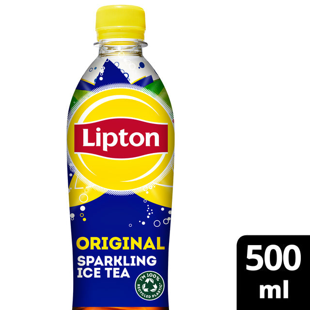 Lipton - Erfrischungsgetränk Lipton Eise Tee Sparkling Haustier 500 ml | 12 Stücke