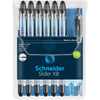 Schneider - Tintenroller Slider Basic XB schwarz + 1 Rave Kugelschreiber gratis | 10 Stück
