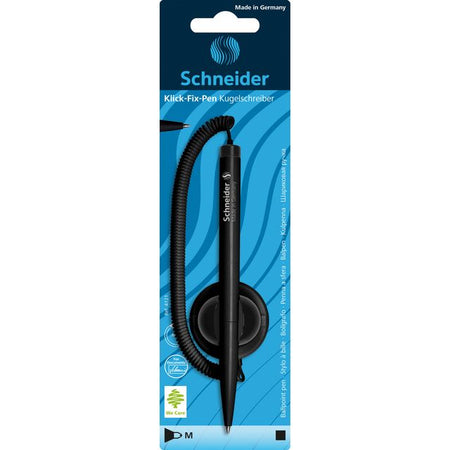 Schneider - Click-Fix Counter-Kugelschreiber Medium Schwarz Blister à 1 Stück
