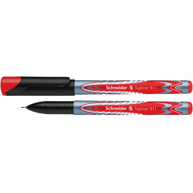 Schneider -  Fineliner topliner 911 0.4mm rood