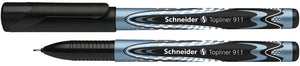 Schneider -  Fineliner topliner 911 0.4mm zwart | 10 stuks