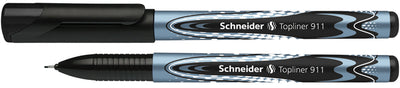 Schneider -  Fineliner topliner 911 0.4mm zwart | 10 stuks