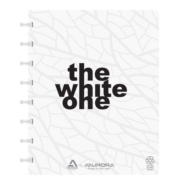 Aurora -  Schrift adoc recycled a5 blanco 144pag 80gr wit