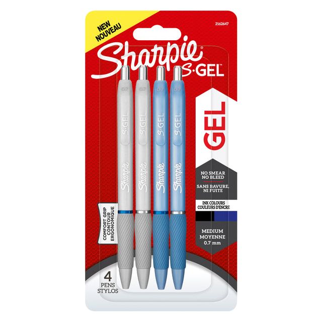 Sharpie - Gindwriter IE S -gel Fashion M 4st Assorti | Blister un 4 pièces