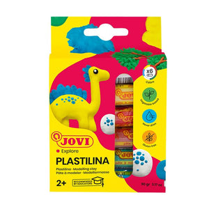 JOVI - Plastalina plastilina 15gr colores estandar surtido caja de 6 piezas