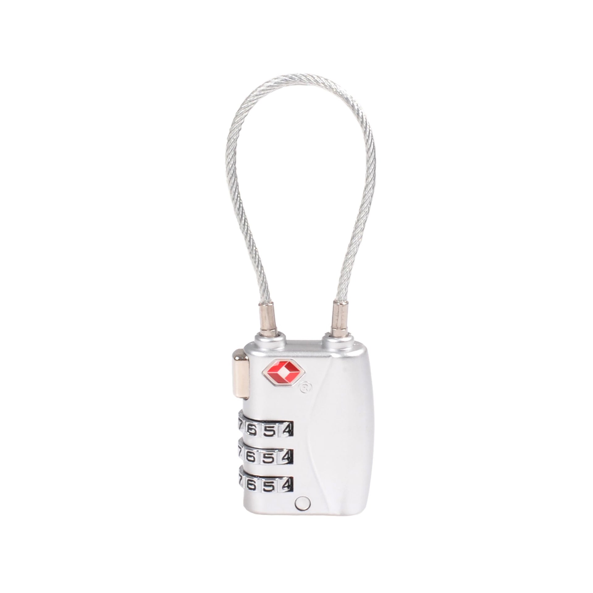 Pavo - Padlock with combination lock and cable TSA | 72 pieces