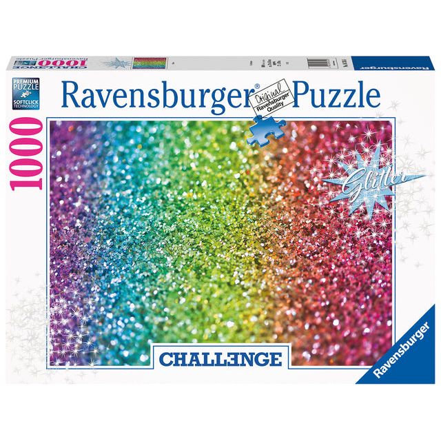 Ravensburger - Puzzel Glitter challenge 1000 stukjes