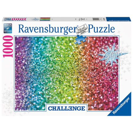 Ravensburger - Puzzle Glitter sfida 1000 pezzi