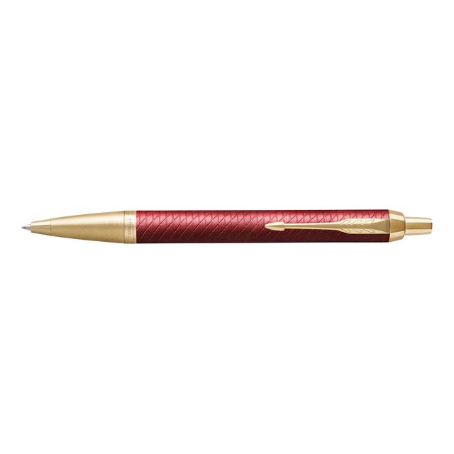 Parker - Im Balpen, moyen, en boîte cadeau, rouge profond (rouge / or)