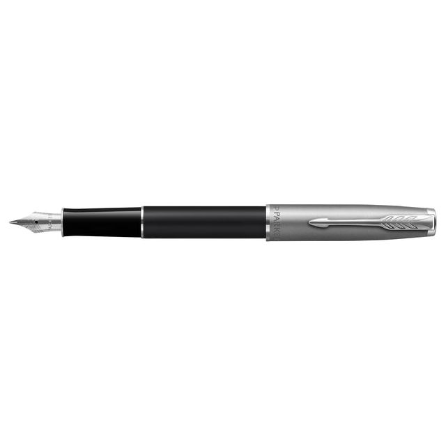 Parker - Fountain Pen Parker Sonnet Essential CT M Lacquer Black | 1 pièce