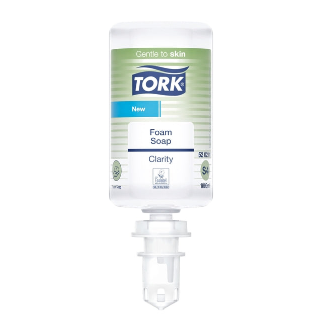 Tork - Clarité du savon à main S4 mousse 1000 ml 520201 | Ompoot une bouteille de 6 1000 millilitres