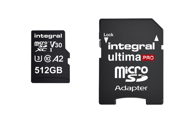 Integral - carte mémoire Integrale Microsdxc 512 Go | 1 pièce