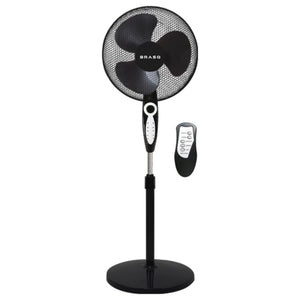 Brasq - Stand fan with remote Ø 40cm black