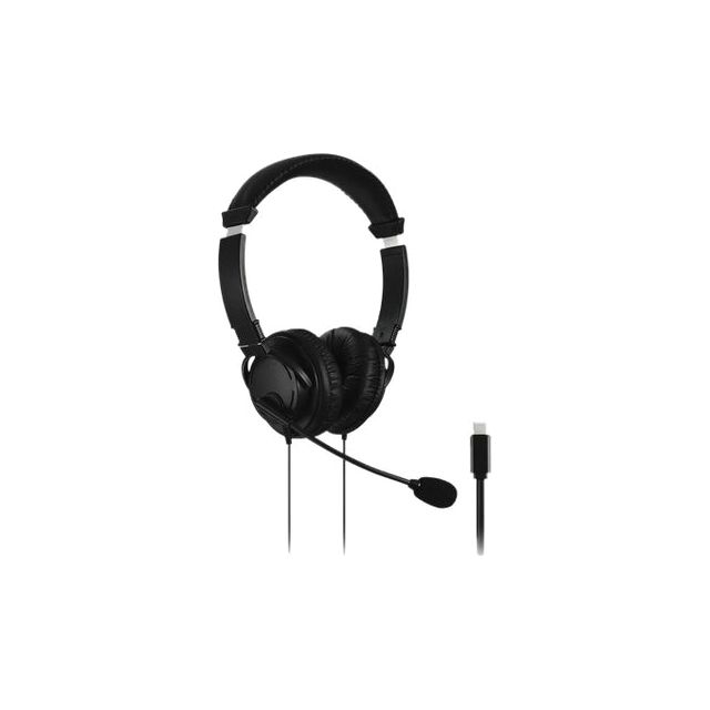 Kensington-Headphones Kensington USB-C Hi-Fi Mic Black | 1 Stück | 40 Stücke