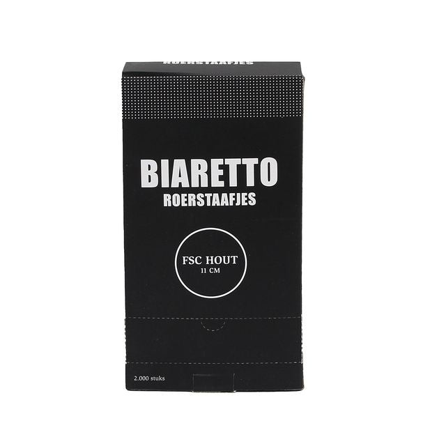 Biaretto - Bâtonnets à mélanger bois 11cm 2000 pièces
