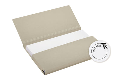 Djois - Carpeta de bolsillo Tree-Free folio 226gr gris