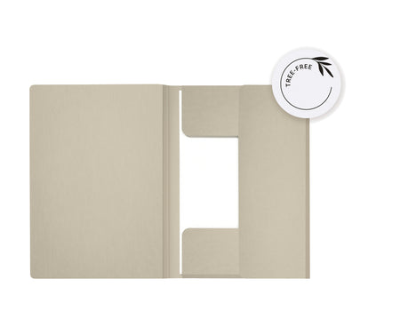 Quantore - Dossier Djois Tree-Free A4 3 rabats 226gr beige | 120 pièces