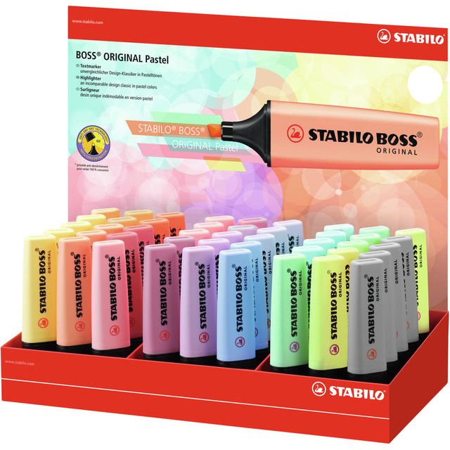 Stabilo - Marking Marker Boss 70/45 45st Pastel Ass | 45 pièces