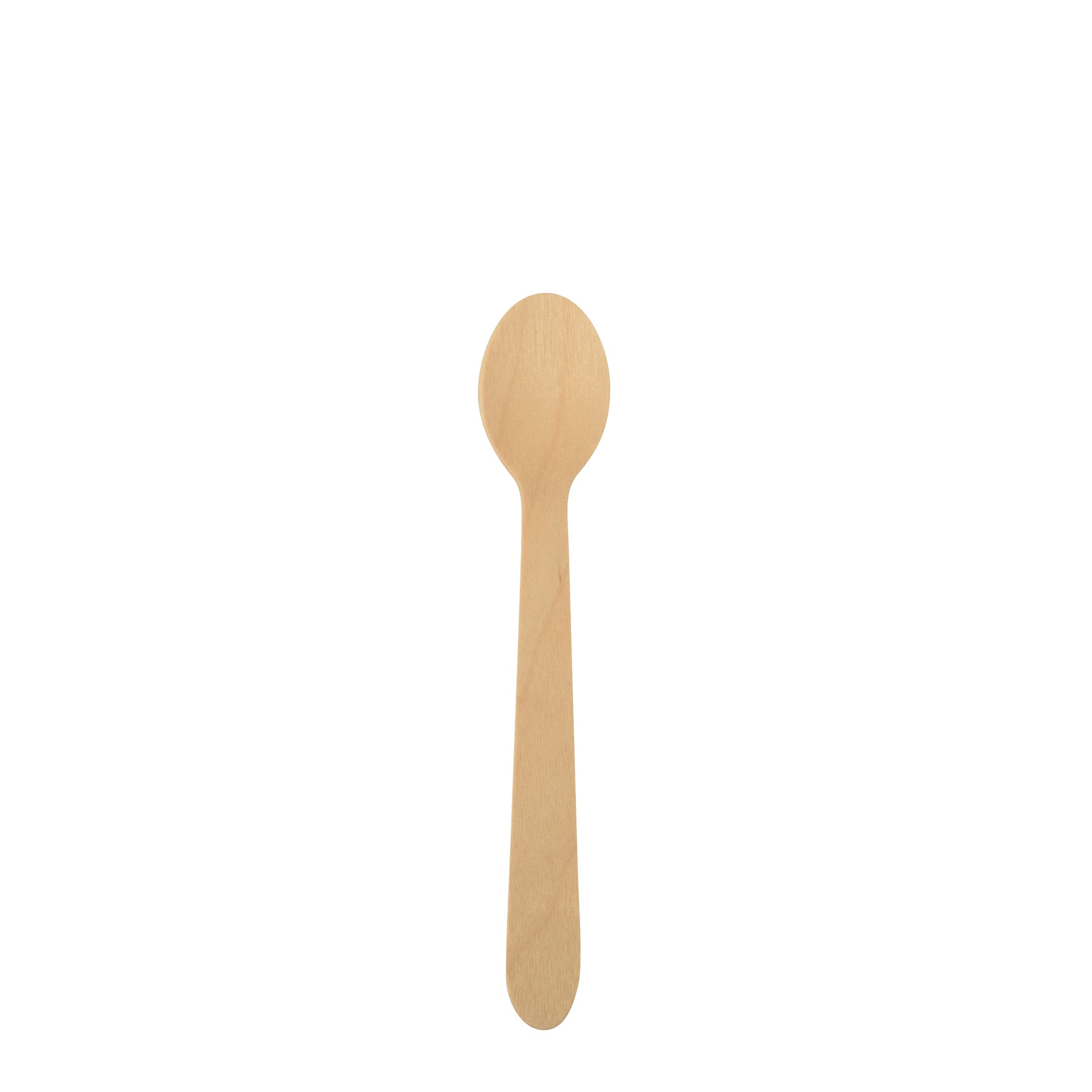 Papstar - Coffee spoon 110mm wood 100 pieces