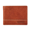 Maverick - Portafoglio Rough Gear con portamonete RFID in pelle cognac