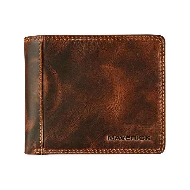 Maverick - Wallet Mav L'argent d'origine VK RFID Brown | 1 boîte