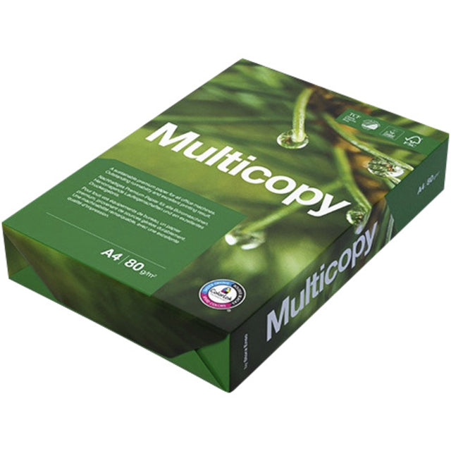 Multicopy -  Kopieerpapier A4 80gr 4-gaats wit 500 vel | 5 stuks