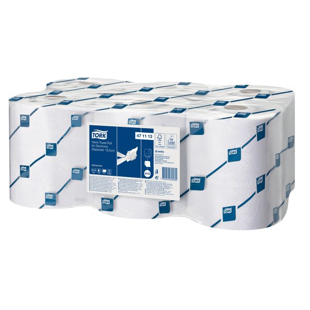 Tork - Asciugamano a rotolo H12 Advanced 2 strati 143 m bianco 471113