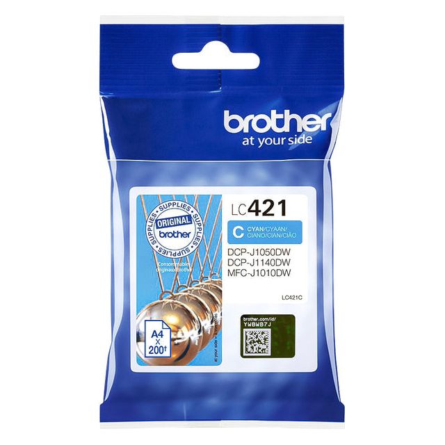 Frère - Inkcartridge Brother LC -421C Blue