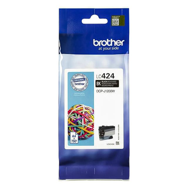 Bruder - Inkcartridge Bruder LC -424BK Schwarz | 1 Stück