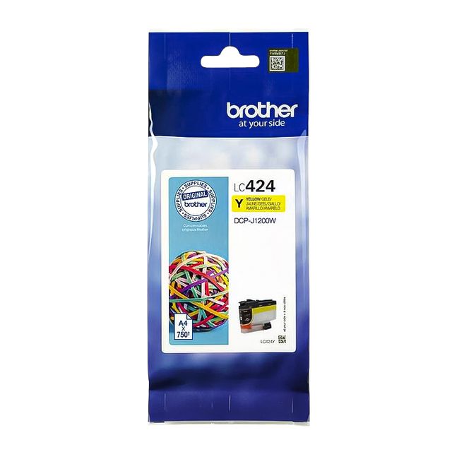 Brother - Cartuccia d'inchiostro LC-424Y gialla