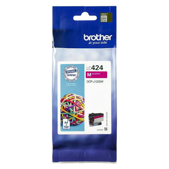 Frère - Inkcartridge Brother LC -424M Red | 5 pièces