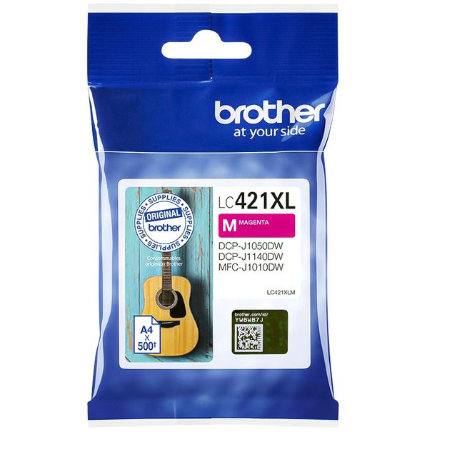 Brother - Tintenpatrone LC-421XLM rot