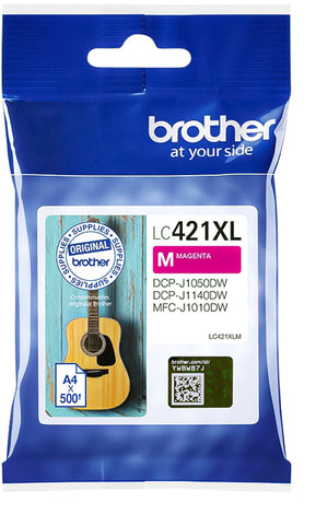 Brother - Cartouche d'encre LC-421XLM rouge | 5 pièces