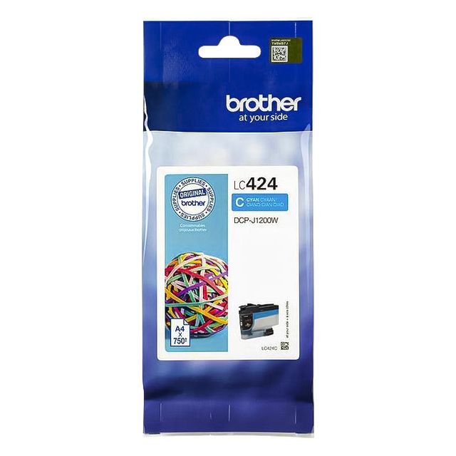 Frère - Inkcartridge Brother LC -424C Blue | 1 pièce | 5 pièces