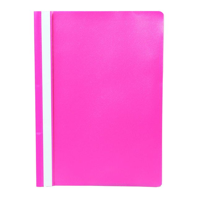 Quantore - Snelhechter A4 PP roze | 100 stuks