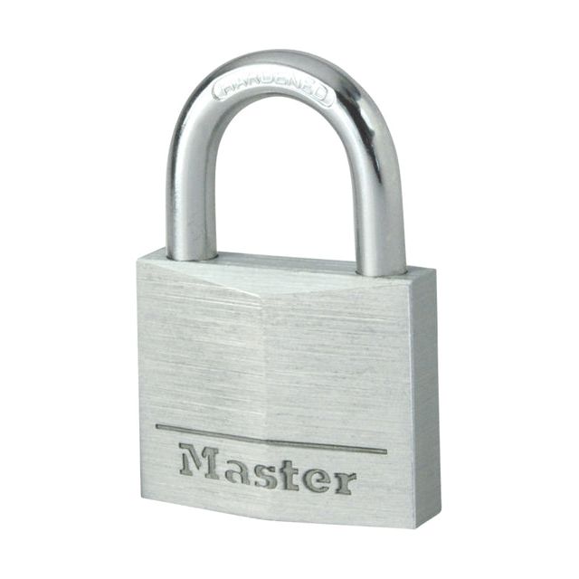 Master Lock - Aluminium Vorhängeschloss 30mm | Blasen Sie ein 1 Stück