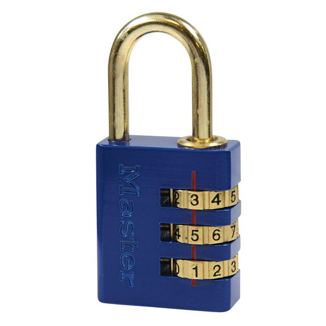 Master Lock - Lucchetto MasterLock serratura a combinazione in ottone 30mm