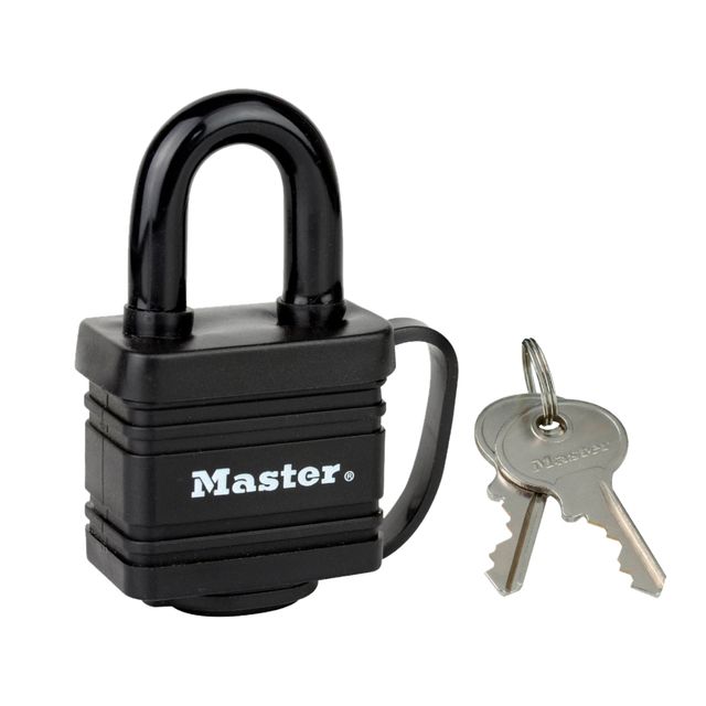 Master Lock - Cadenas MasterLock à goupilles en acier laminé 40mm
