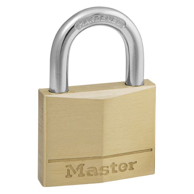 Master Lock - Messing Vorhängeschloss 40mm | Blasen Sie ein 1 Stück